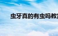 虫牙真的有虫吗教案（虫牙真的有虫）