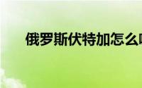 俄罗斯伏特加怎么喝（伏特加怎么喝）