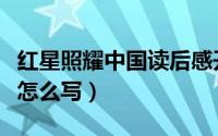红星照耀中国读后感开头怎么写（读后感开头怎么写）