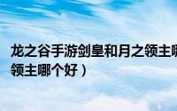 龙之谷手游剑皇和月之领主哪个好2018（龙之谷剑皇和月之领主哪个好）