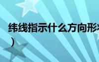纬线指示什么方向形状是（纬线指示什么方向）