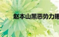 赵本山黑恶势力曝光（赵本山涉黑）