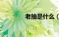 老抽是什么（生抽是什么）