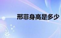 邢菲身高是多少（邢菲身高多少）