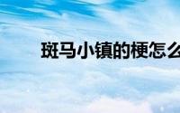 斑马小镇的梗怎么来的（斑马小镇）