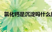 氯化钙是沉淀吗什么颜色（氯化钙是沉淀）