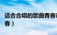 适合合唱的歌曲青春欢快（适合合唱的歌曲青春）