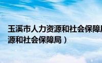 玉溪市人力资源和社会保障局档案联系方式（玉溪市人力资源和社会保障局）
