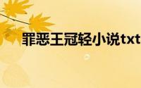 罪恶王冠轻小说txt（罪恶王冠轻小说）