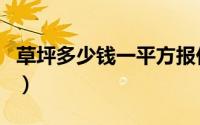 草坪多少钱一平方报价（草坪多少钱一个平方）