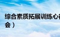 综合素质拓展训练心得体会（拓展训练心得体会）