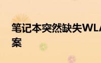笔记本突然缺失WLAN选项：原因与解决方案